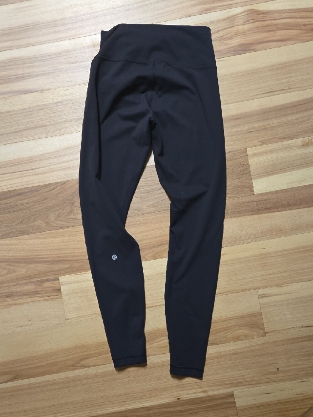 Black Lululemon Wonder Train Leggings - Picture 3 of 5